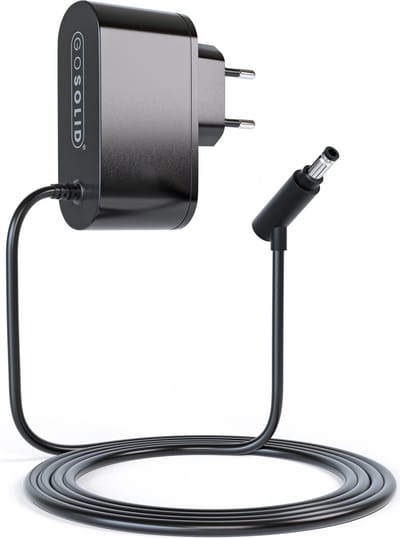 GO SOLID! – Oplader Stofzuiger Adapter – Geschikt voor Dyson V6 V7 V8 SV03 SV04 SV05 SV06 SV07 DC59 DC58 DC62 DC60 DC61 DC72 DC74 – Zwart