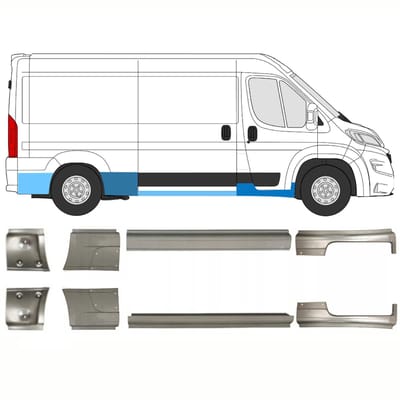 Reparatiepaneel set voor Opel Movano 2021-2026 / Links + Rechts