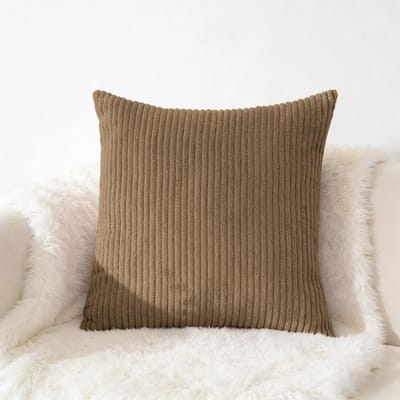 70x70 65x65 Grote Maat Corduroy Kussenhoes Zachte Pluche Flanellen Kussenhoes Pluizige Bankkussenhoes voor Sofa Woonkamer Decor 60x60cm