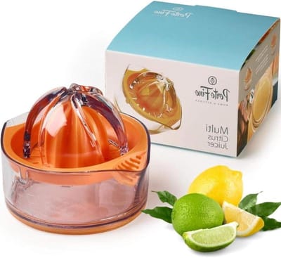 Citruspers - Sapcentrifuge Keuken - Sap Extraheren - Ruimtebesparend Ontwerp - 1 Kop Capaciteit - Oranje