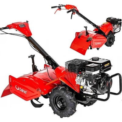 Cedrus Glx-Gt65-2L Zelfrijdende Benzinefrees Met Cultivatoraandrijving 6,5Km / 50 Cm Loncin G200F Motor -