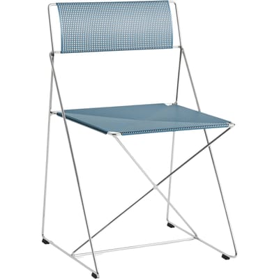 HAY X-Line stoel chroom - powder blue