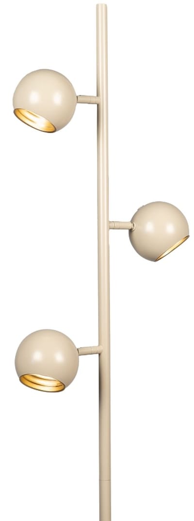 Lumidora Vloerlamp 75376 - DUNK - 3 Lichts - G9 - Goud - Beige - Zand - Metaal