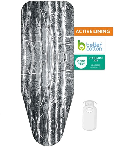 Widex Strijkplankonderlaag - Aluminium onderlaag voor je strijkplank - Universele Molton/alu onderlaag - 140 x 52 cm - Voor extra strijkcomfort - Zelf op maat te knippen