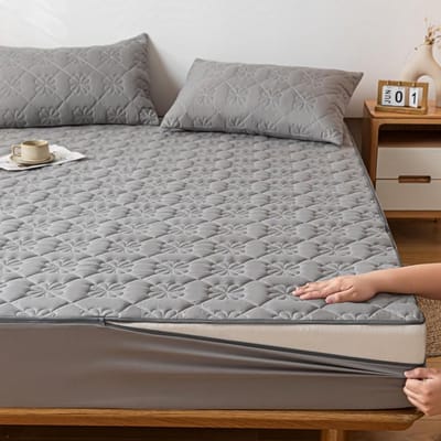 Matrasbeschermer met rits - Matrashoes beschermhoes - Matras beschermen - Ademend en stofdicht - 90 x 190 + 20 cm