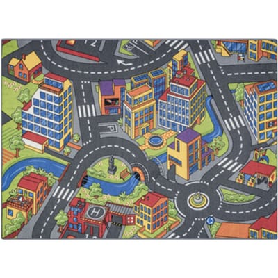 Kleden Rugsx REBEL ROADS TAPIJT Town life 97 Grote 95x133 cm