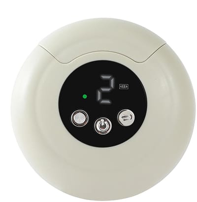 3-in-1 elektrische nagelknipper, 360° rotatie, 2 snelheidsstanden, automatische nageltrimmer met polijstfunctie, opbergvakje voor nageltips en LED-verlichting, oplaadbare veilige trimmer, geschikt voor vrouwen, mannen, baby's en senioren - Champagne