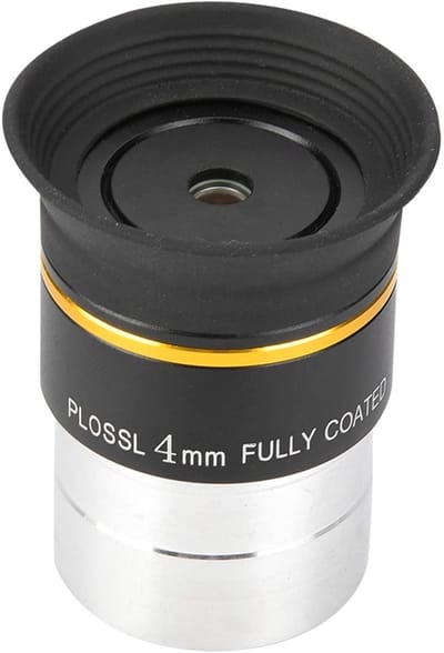 Dailygoods- Oculair 4 mm - Telescoop - Gecoat HD - Plo - 1,25 inch - Geschikt voor telescoop - Telescooplens