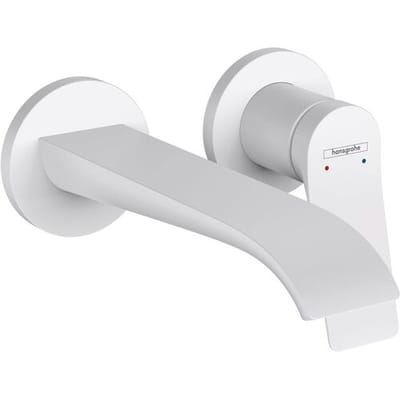 Hansgrohe VIVENIS Inbouw wastafelmengkraan wand - voorsprong 192 mm - mat wit