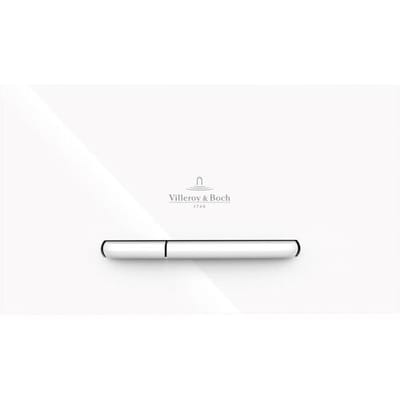 Villeroy & Boch Viconnect bedieningsplaat E300 DF frontbediend 25.3x14.5cm - kunststof wit