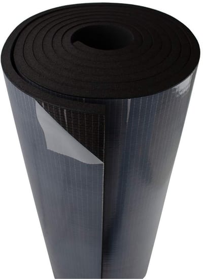 Dailygoods- Isolatie zelfklevend 19 mm - Geluidsisolatie - Isolatietape - Isolatiedeken - Isolatiemat - Voor leidingen en systemen - Isolatiemateriaal