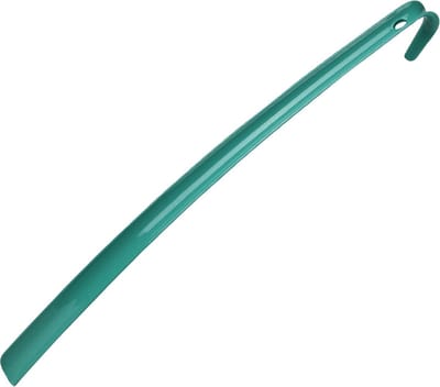Urban Living Schoenlepel - lang - mint groen - kunststof - 60 cm - schoentrekker
