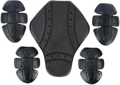 Rugbeschermer Motor - Motorpantser Inzetstuk - Veilig Motorrijden - Level 1 Bescherming - Universele Pasvorm - Zwart