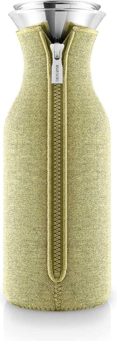 Eva Solo - Fridge Karaf met Hoes 1 liter Champagne - Borosilicaatglas - Groen -