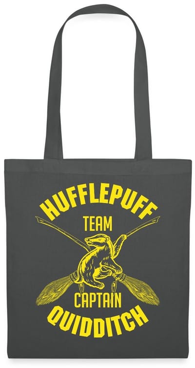 Harry Potter Hufflepuff Team Captain Quidditch Tas Van Stof Schoudertas