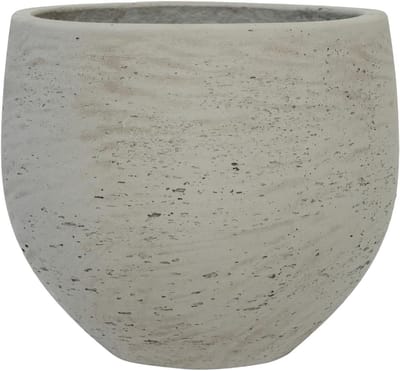 Bloempot - Plantenbak buiten - Tuin decoratie - Duurzaam materiaal - 48x48x43 cm - Grijs