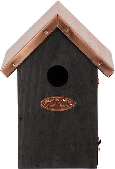 Vogelhuis Winterkoning - Nestkast Zwart koper