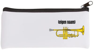 Akyol - trompet met eigen naam Etui - Trompet - muziek liefhebbers - iemand die houdt van trompetten - verjaardag - cadeau - kado - geschenk - 20 bij 9 cm