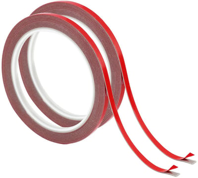 Dailygoods- Dubbelzijdig Plakband Extra Sterk - 5 mm x 3 m - Waterdicht - Hittebestendig - Geschikt voor Auto/Carrosserie - Voor Binnen/Buiten - Montagetape