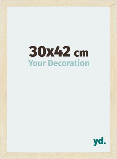 Your Decoration - Fotolijst 30x42 cm - MDF - Zand Geveegd - Mura
