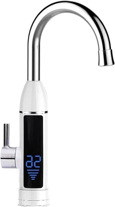 Instant Hot and Cold Water Dispenser Faucet Keuken Elektrische Boiler Instant Warmwaterkraan, Kraan Kachel Koude Verwarming Kraan, Tankless Doorstromers(WITH RLER)