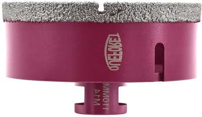 Diamant Tegelboor - Boorkroon Tegels - Gaten Boren - Warmteverspreiding - 110 mm - Niet gecoat