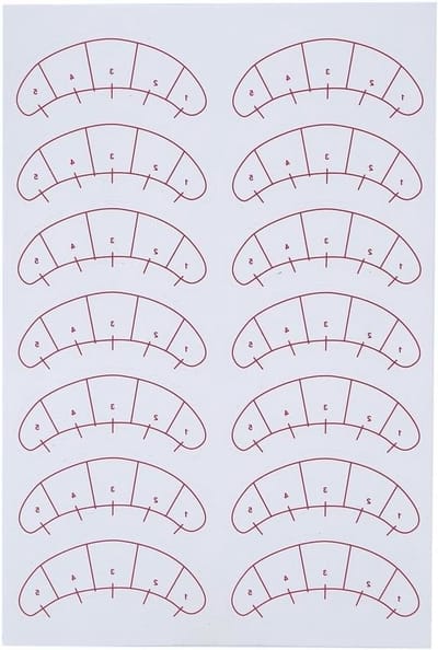 40 Stuks Zelfklevende Stickers voor Wimperextensions - Isolatie Pads en Positioneringstools voor Wimpertraining en Professioneel Gebruik