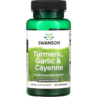 Kurkuma, Knoflook & Cayenne, 60 Capsules