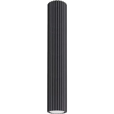 Sollux Lighting Plafondlamp Karbon - GU10 - zwart - aluminium - 40x6.5x6.5cm