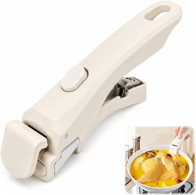 SnelShoppen - Verwijderbare Handgreep voor Universele Pan, Warmtebestendig tot 250°C, 10 kg Houder, Antislip Handvat, Geschikt voor Keuken en Koken