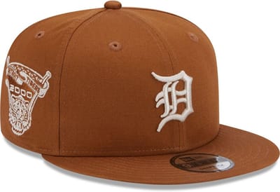 Detroit Tigers Honkbal Pet Snapback Beige Zijlabel