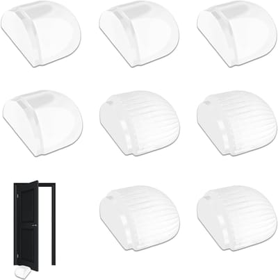 Deurstopper Transparant - 8 Stuks - Schokbestendig - Muurbeveiliging - Zelfklevend - Geschikt voor Alle Vloeren - Eenvoudige Installatie - Deurstoppers