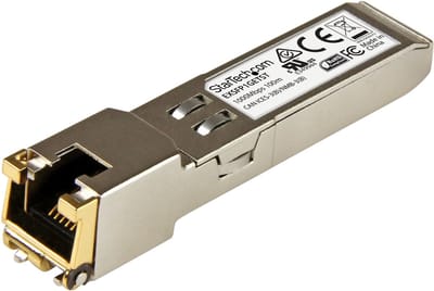 StarTech.com Gigabit RJ45 Koper SFP Transceiver Module - Juniper EX-SFP-1GE-T Compatible - 100m - SFP (mini-GBIC) transceiver modul - Gigabit Ethernet