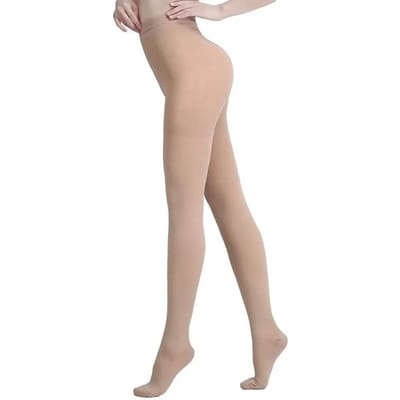 Medische Compressie Panty 20-30 Mmhg Mat Care Panty Vrouwen Verpleging Compressie Panty Zwelling Spataderen Oedeem L beige
