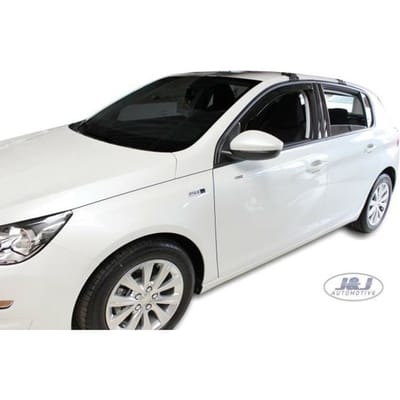 Déflecteurs d'air - J&J AUTOMOTIVE - Heko - Fumé - Installation facile - Protection contre le vent