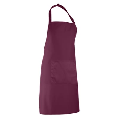 Premier Dames/Dames Kleuren Bipschort Met Zak / Werkkleding (Pakket van 2) (Aubergine)