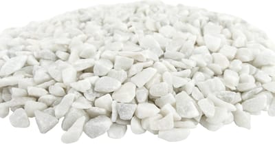 Deco Stenen 9-13mm - WIT - Bodembedekking voor Bloempotten en Plantenbakken - 1KG