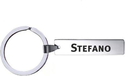 Sleutelhanger Met Naam - Stefano - RVS