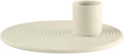 Blomus Nona kandelaar D12cm H3.5cm vanilla