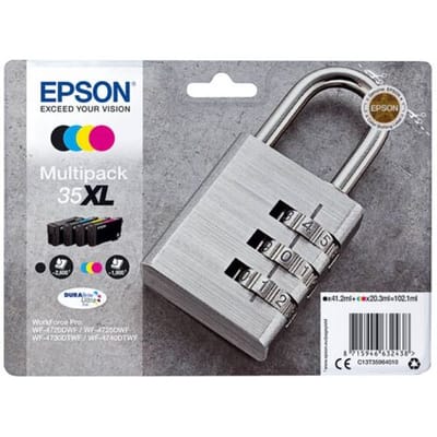 Epson Inktcartridge 35XL (T3596) 4-kleuren Multipack Hoge capaciteit