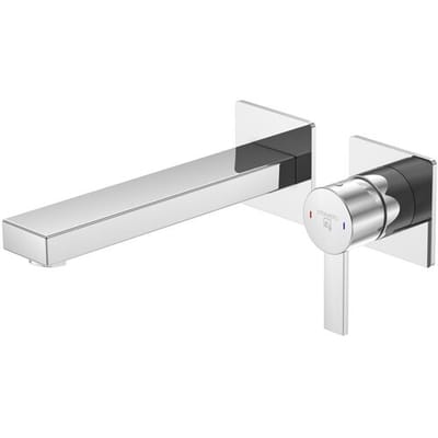 Steinberg Series 120 Two-Hole Single Lever Basin Mixer Projection 20 cm