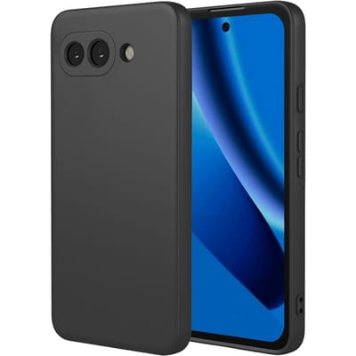 Mocaa Google Pixel 10a Siliconen Hoesje Zwart
