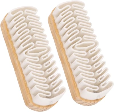 Suède Reinigingsborstel Set - 2 Stuks Nubuck en Crepe Schoenreinigers voor Suède, Leren Schoenen en Tassen