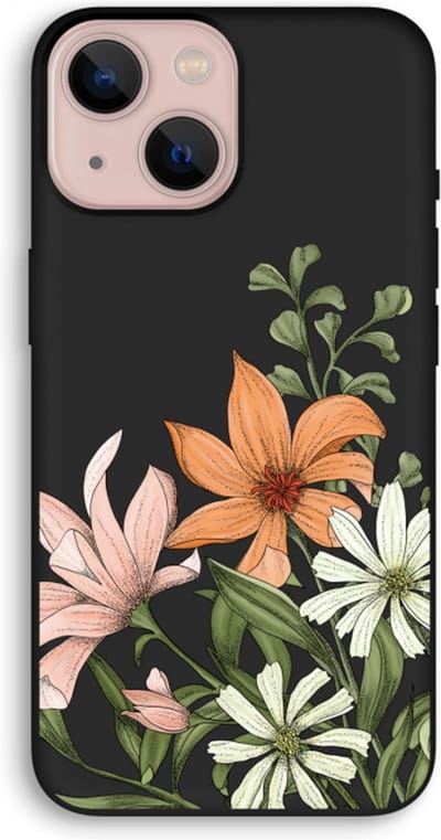 Case Company® - Hoesje geschikt voor iPhone 13 mini hoesje - Floral bouquet - Biologisch Afbreekbaar Telefoonhoesje - Bescherming alle Kanten en Schermrand
