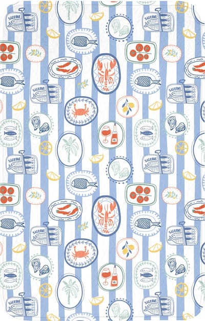 WC mat 50x80 cm - Antislip - Dieren - Zee - Patroon - Toiletmat - Vloermat - Douchemat - Toilet tapijt - Toiletmatten