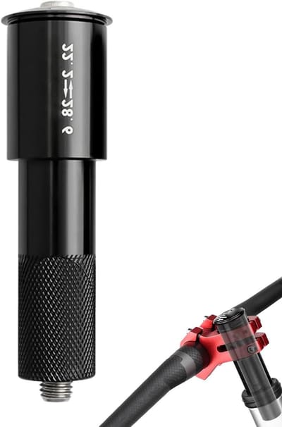 Fietsstuurverhoger - Stuuradapter - Comfortabel Fietsen - Universele Compatibiliteit - 222 mm - Zilver