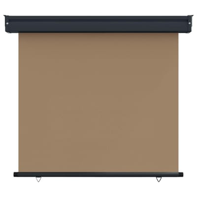 vidaXL - Balkon - Zij - Zonnescherm - 80 - x - 250 - cm - 100% - polyester, - ijzer, - staal