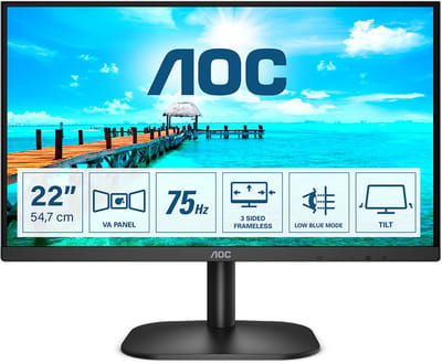 AOC Basic-line 22B2H - Full HD Monitor - 22 inch