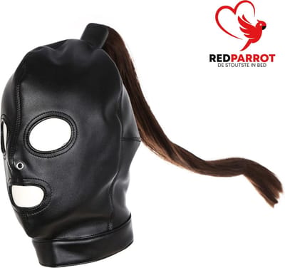 Seks Masker - Fetisj -BDSM - Bondage - Dominantie - Staart - Kunstleer - Bivakmuts - Erotisch