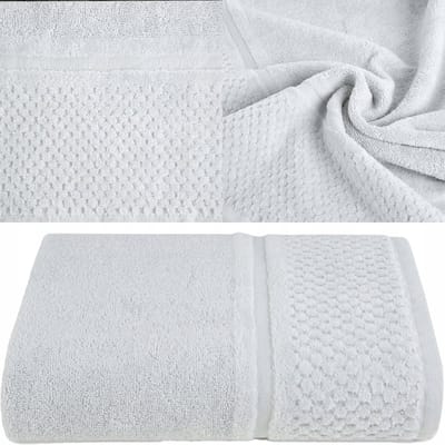 Zilveren Katoenen Handdoek 30x50 cm - Hoge Kwaliteit